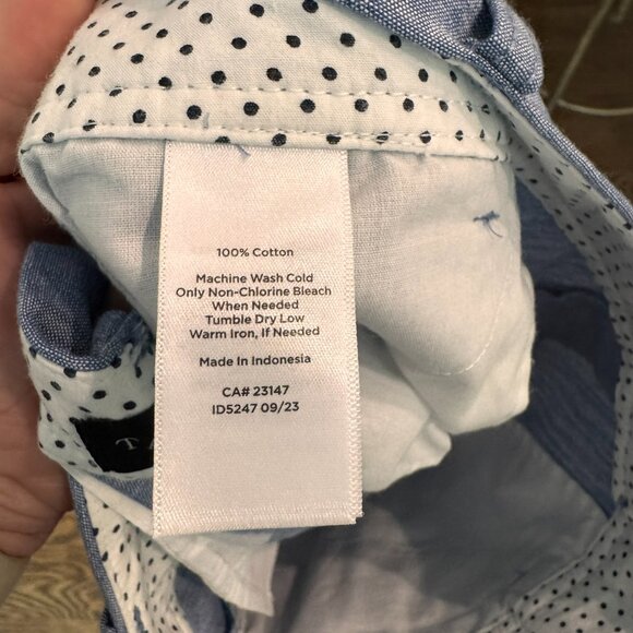 TALBOTS perfect crop pant size 14P 100% cotton PETITE - Picture 3 of 4